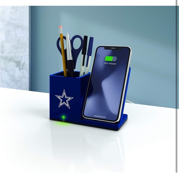 SOAR NFL Unisex Wireless Charging Stand and Desktop Organizer..(NWT)Cowboys - Picture 3 of 3